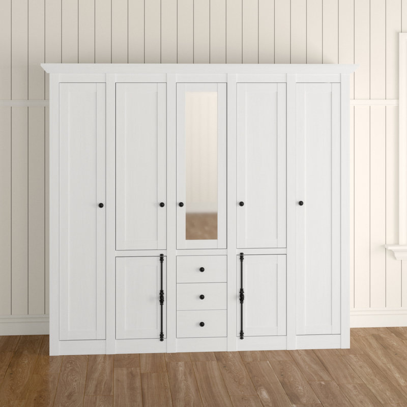 Berwyn 7 Door Manufactured Wood Wardrobe
