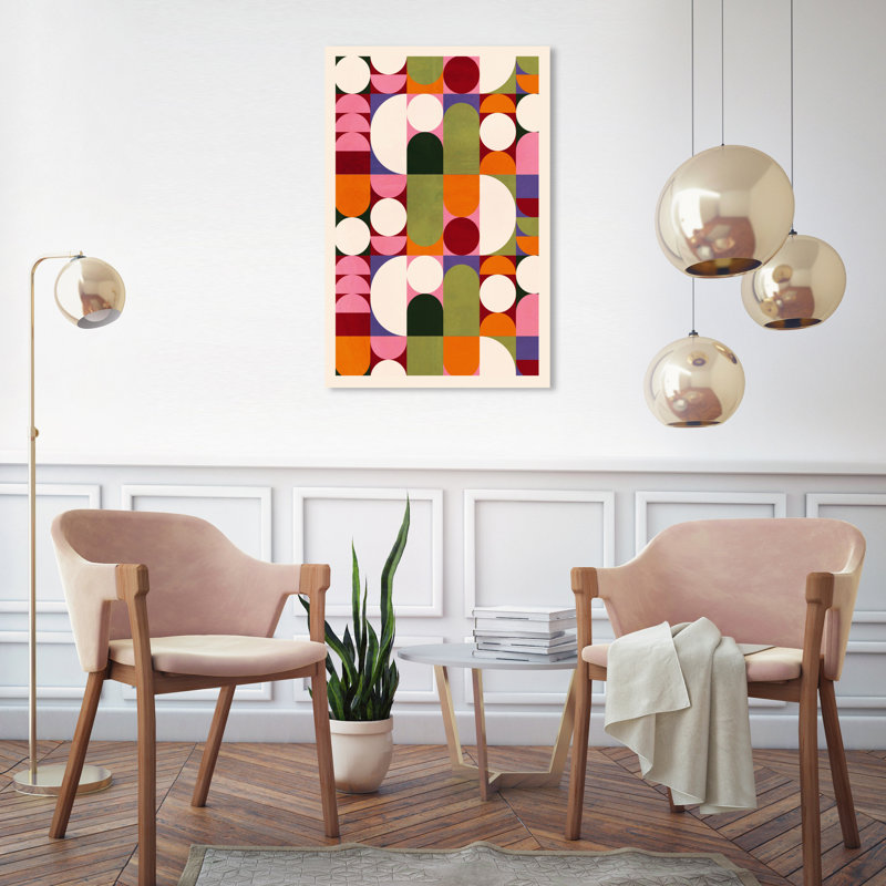 «Bauhaus Sixty - Floater Frame», impression sur toile, Toile tendue, H 20 po x l 30 po