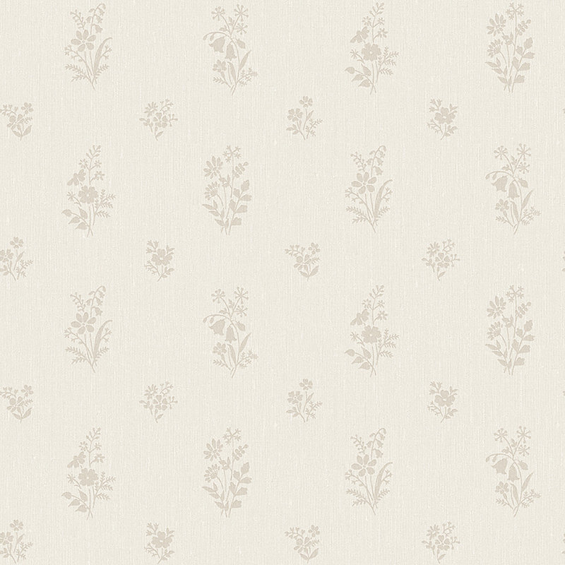 Papier peint Borástapeter Petit Fleurs, Naturel