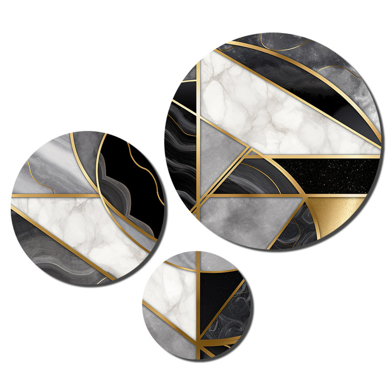 Abstract Wall Decor on Metal
