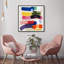 Oliver Gal Hues Entwined I Abstract - Hand-Applied Glass Coat Framed Canvas Art-396696094-396696093