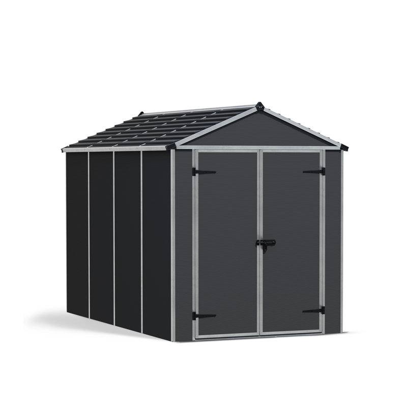 Rubicon 6 ft. W x 10 ft. D Plastic Garden Shed