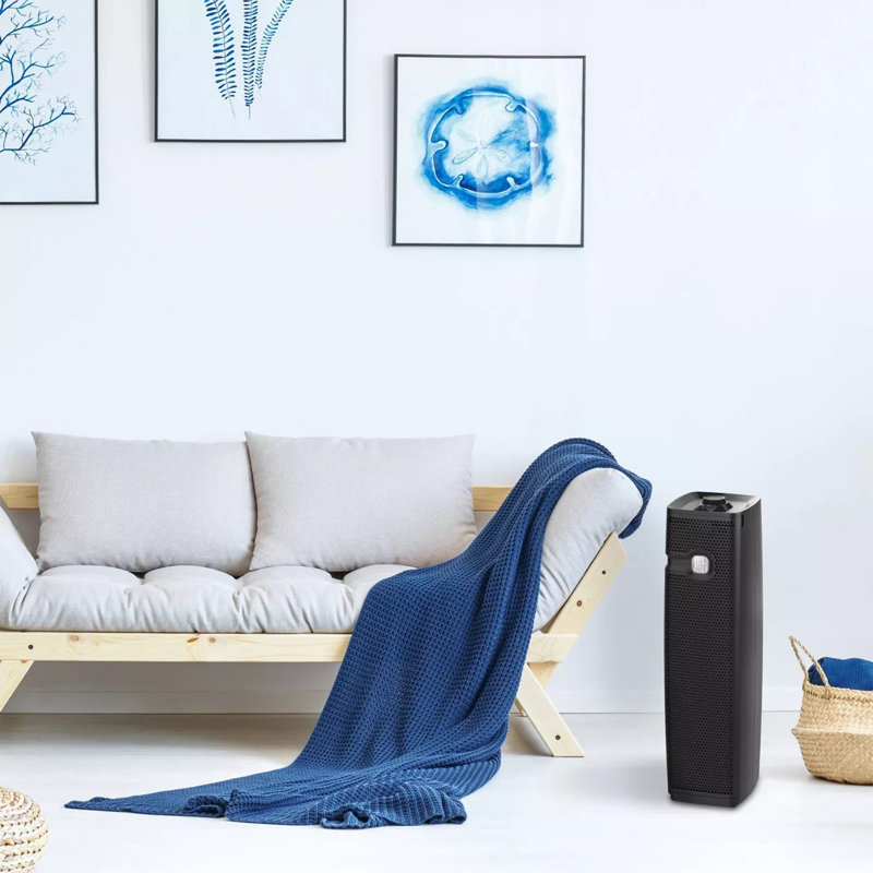 Holmes Tower Air Purifier with HEPA Type Filter for 220 Cubic Feet
