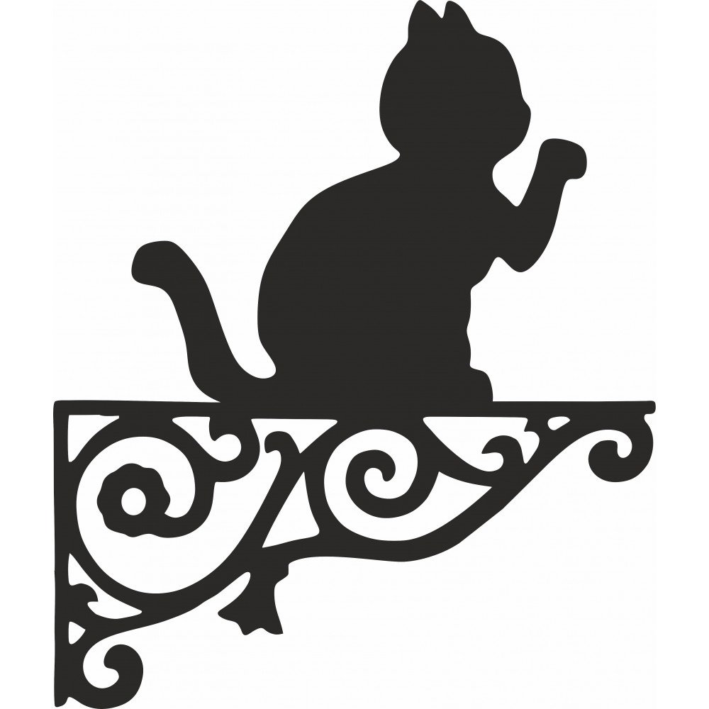 Lucky Cat Ornamental Bracket