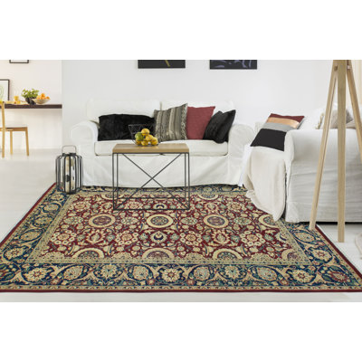Tapis aubergine pak-persan Asrar