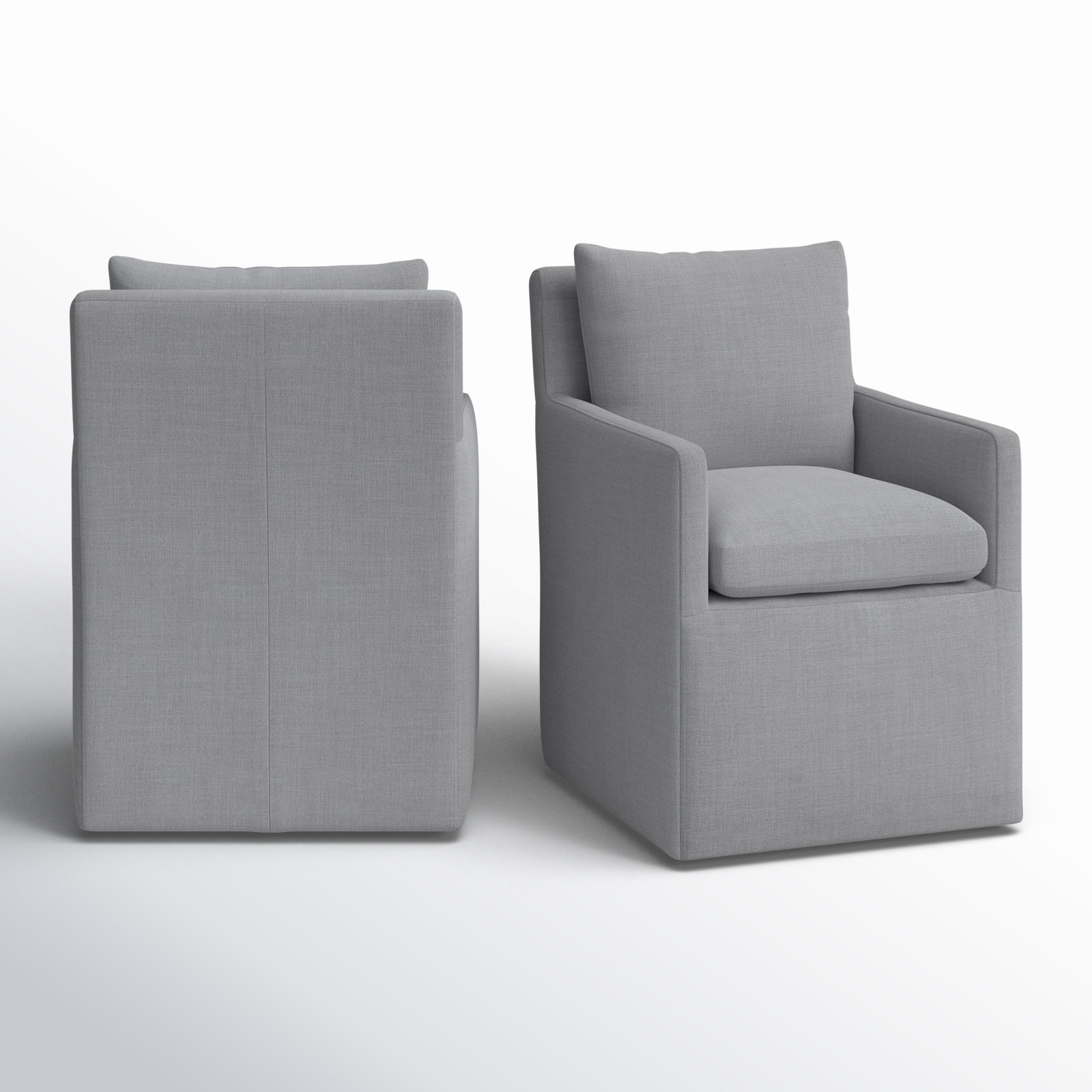 Alayaa Linen Armchair, Effie Gray Performance Linen