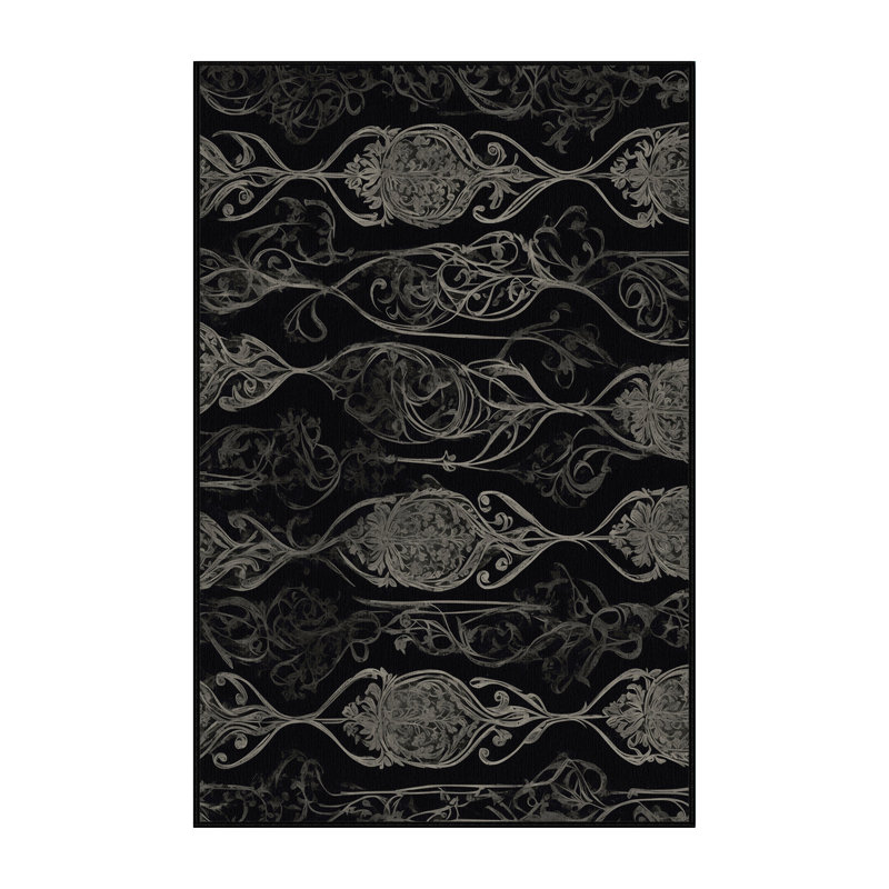 Gothic Petals Rug, Rectangle 5' x 8'