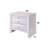 White Nightstand With Spacious Storage And Classy Design Practical Solutions