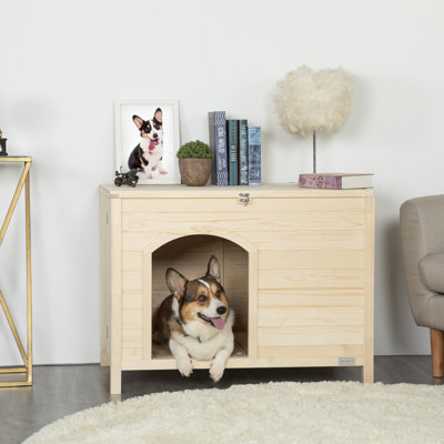 Folding Cat House, No Tools Required for Assembly, Cat house Furniture, Indoor Dog House for Small Dog, 35.5"L × 23.5"W × 27"H