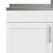 Modern Wide Shaker All-In-One 36-inch Laundry Utility Sink and Cabinet