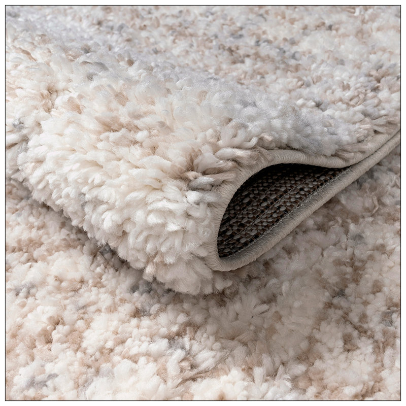 Tapis crème Hannahmae, Rectangle 6 pi x 9 pi