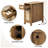 Ciauna End Table (Set of 2) with Storage and Charging Station