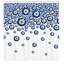 Ensemble de rideau de douche + crochets-44325600