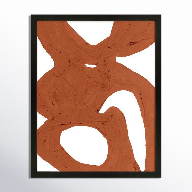 Copper Harmony 1 by Andrea Stokes, 20" H x 16" W x 1.25" D, Black Framed
