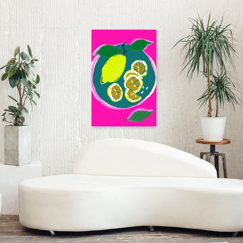 Art mural NeonlemonstillLife, H 36 po x l 24 po