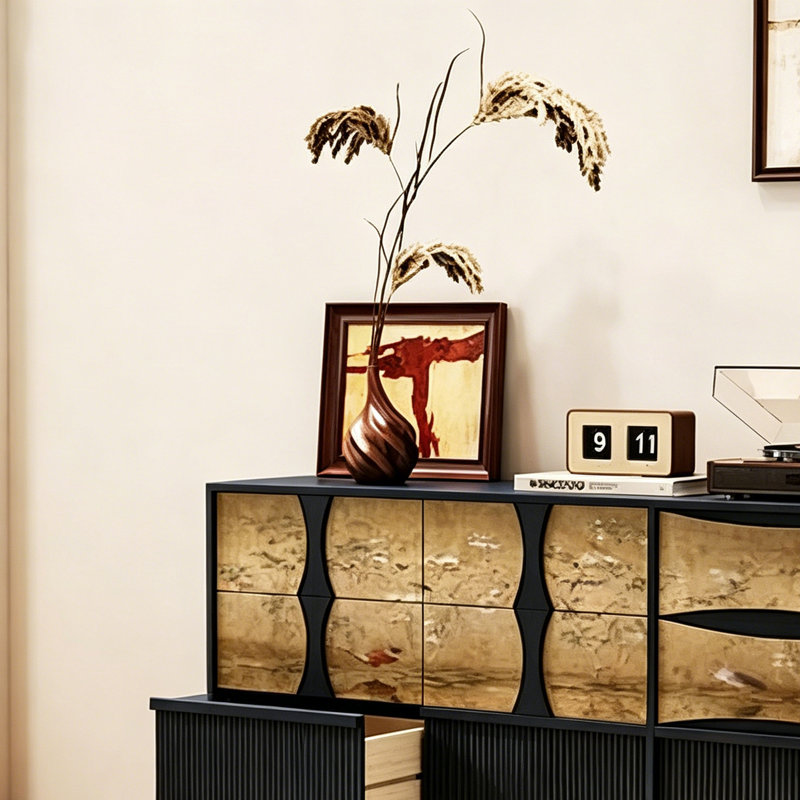 Buffet de style moderne rétro simple