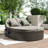2-Person Rattan Chaise Lounge with Adjustable Backrests and Cushions for Patio or Poolside-1862959174-1862959173