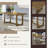 Colgan Dining Table, Trestle Base, Light Oak