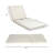Lounge Chaise Set,Space Available On One Side, Acacia Wood With Water-Resistant Lounge Cushions (4 Inch Thick) - Matching Cream Version Available-2032855559