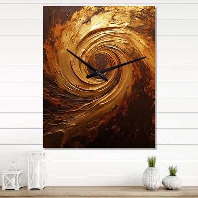 Binita - Horloge murale spirales abstraites