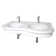 Flou Single Hole Bathroom Faucet with Drain Assembly