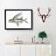 Flying Fish by George Shaw - Picture Frame Painting Print-55621086-55621082