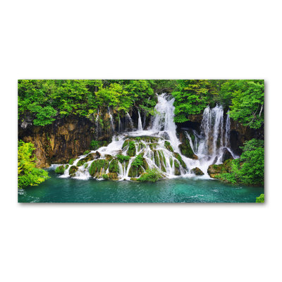 Waterfall In The Mountains - Print
