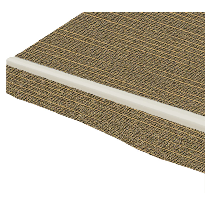 SunSetter Motorprosc Sunbrella Retractable Soffit Patio Awning, 8" H x 228" W x 120" D, Left, Silica Sesame
