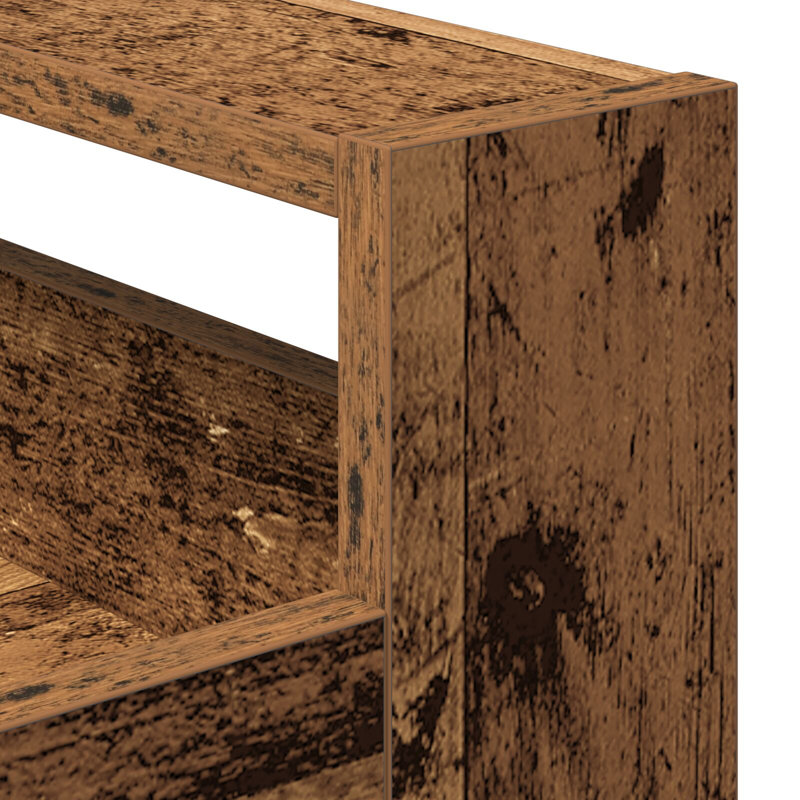 Kitchen Trolley 23.6X17.7X31.5 In Engineered Wood, Old Wood
