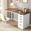 Bureau d'ordinateur à 5 tiroirs 47 po Nagore-1722894689