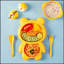 Adorable ensemble de vaisselle en forme d'ours, multifonctionnel pour les fruits et les salades, pour les enfants et les fêtes-546930589