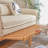 Loveseat Beige 100% Polyester Sleeper Sofaed