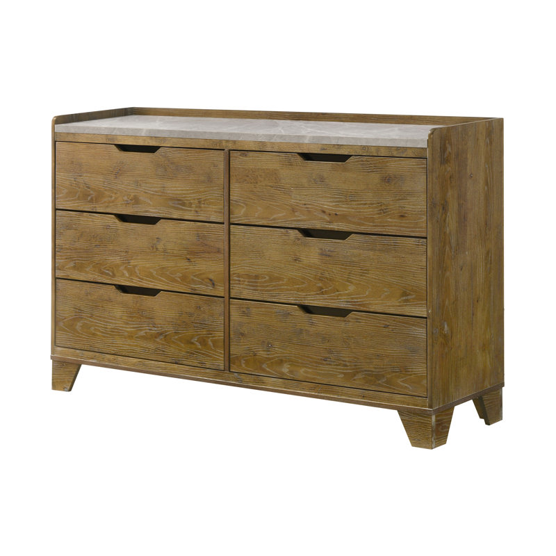 Commode rustique 63,40 ", chêne moyen