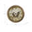 Round, Gear Mechanism, Large Oversized, Wall Clock