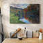 «The Small Arm of Jeufosse, Autumn, 1884zz», toile tendue avec châssis-769227558