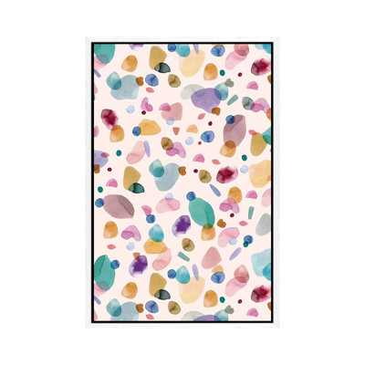 Pebbles Terrazzo Multi Memphis - Print on Canvas
