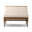 Priscilla Dining Bench-49"-Crypton Wayfarer Snow-309160775