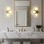 Brass Wall Sconce Lighting – Crystal and Brass Circles