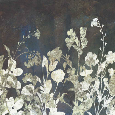Textured Botanical Silhouettes 2 - Wrapped Canvas Print