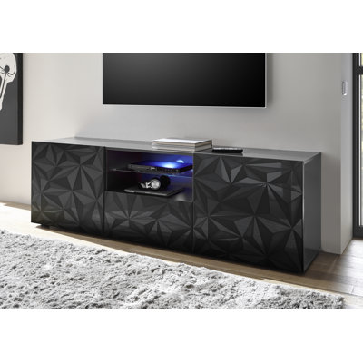 Telecia 2 Door 1 Drawer Large TV Stand