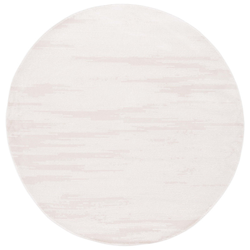 Ebben Whisper Performance Abstract Rug, Round 6'7"