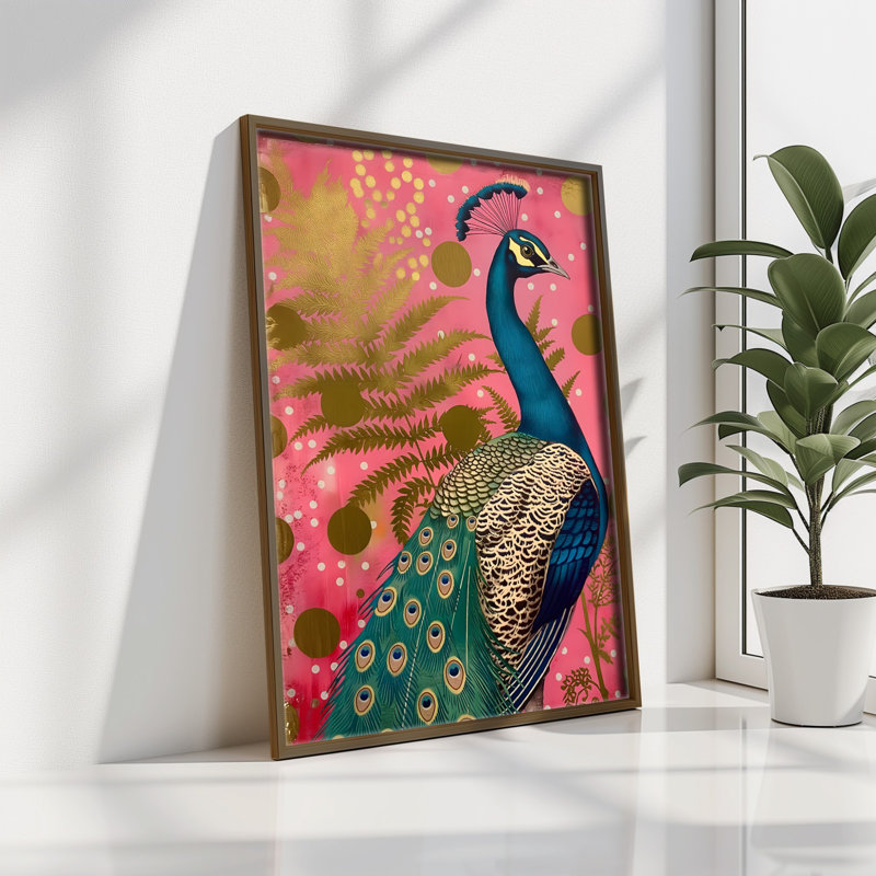Elegant Decorative Framed MDF Painting, 13.8 x 18.5 x 0.1 inches | 100% MDF with 3 mm Thickness, 100% Pine Wood Frame | UV Printed Artwork for Stylish Home Decor, Perfect for Living Room or Office