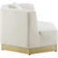 Fauteuil en velours de 47,75 po Marquis-1379466761