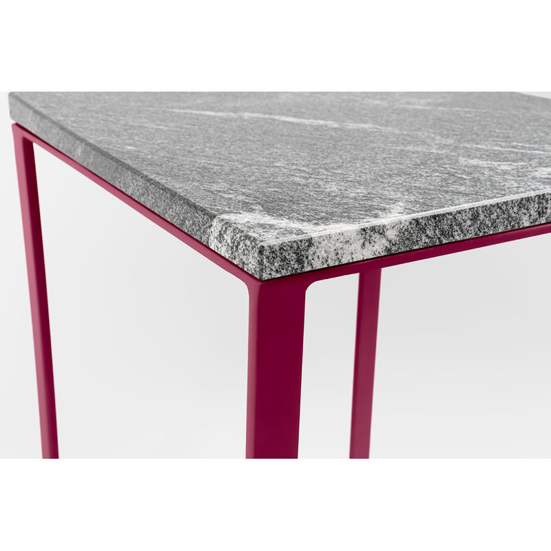 Aiyat Frame End Table, Red