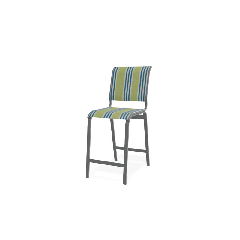 Tabouret de bar 26 po Holna, Graphite texturé, Lime
