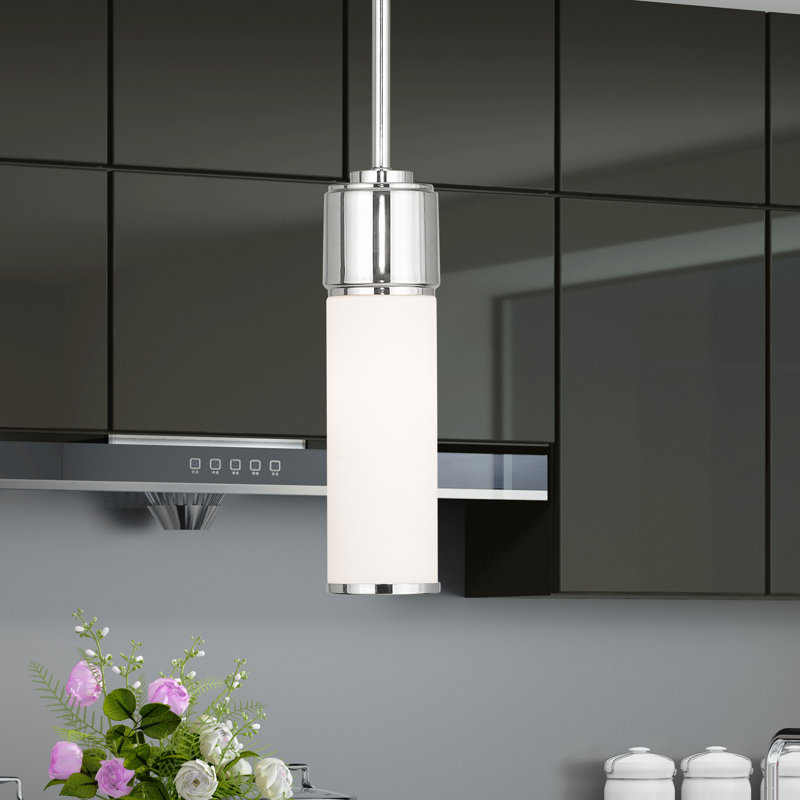 Allegra 1 - Light Single Pendant, Polished Nickel