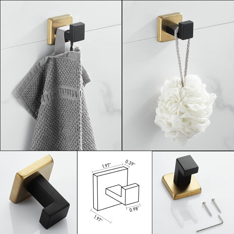 4 - Piece Bathroom Hardware Set