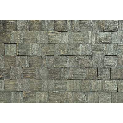 Panneau mural en bois naturel 9" Lodge