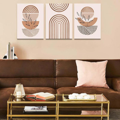 3 Piece Wrapped Canvas Wall Art