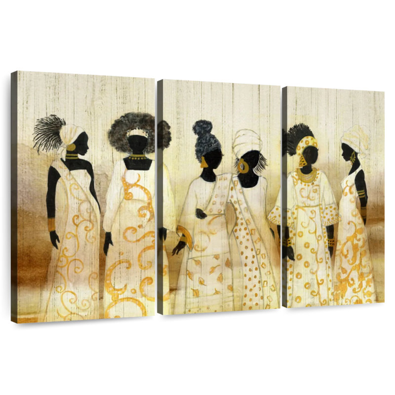 Leisha Six Queens, 42" H x 65" W